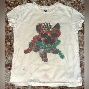 Old Navy Puppy Tee 🌵Small 6/7